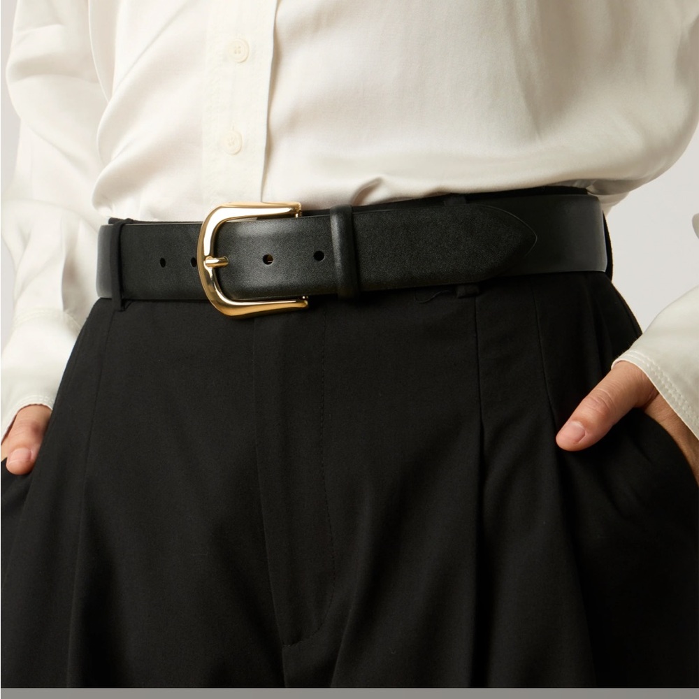B-Low the Belt Kennedy Belt with Gold Buckle size L